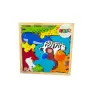 Wooden Puzzle Animals to Match Lion Rabbit