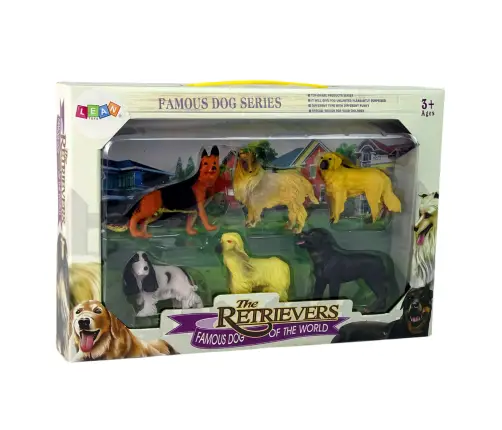 Set of 6 Figures  Purebred Dogs Famous Dog of the World Set of 6 Figures  Purebred Dogs Famous Dog of the World