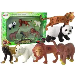 Set of 6 Wild Animals Figures  Animals Of The World Set of 6 Wild Animals Figures  Animals Of The World