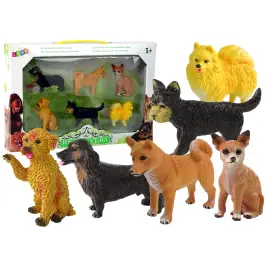 Set of 6 Figures  Purebred Dogs  Famous Dog of the World