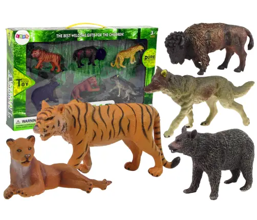 Āfrikas meža dzīvnieku figūriņu komplekts