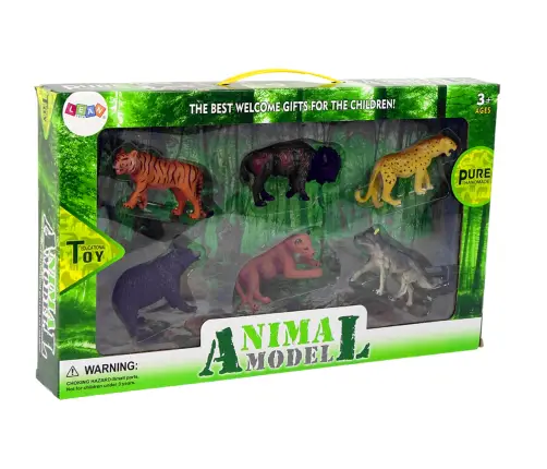 Āfrikas meža dzīvnieku figūriņu komplekts