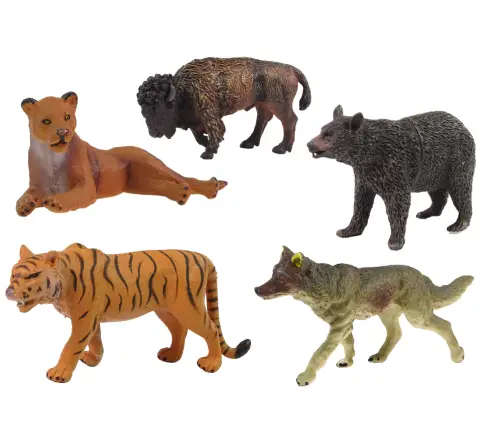 Āfrikas meža dzīvnieku figūriņu komplekts