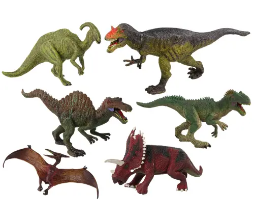 Dinosaur set of 6 pieces Large Model Figures Prehistoric World
