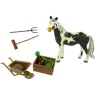 Assembleable Farm Figure Set Wooden Horse Farm