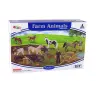 Assembleable Farm Figure Set Wooden Horse Farm