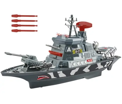 Military Ship  Lights Sounds