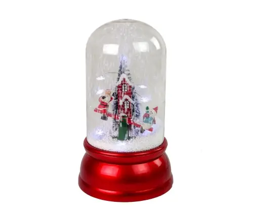 Christmas Dome Decoration Snow Santa Claus Red Christmas Dome Decoration Snow Santa Claus Red