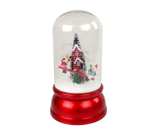 Christmas Dome Decoration Snow Santa Claus Red Christmas Dome Decoration Snow Santa Claus Red