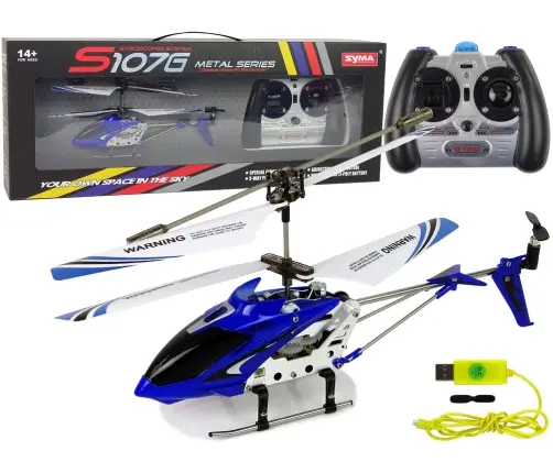 Radiovadāms helikopters SYMA S107G Blue