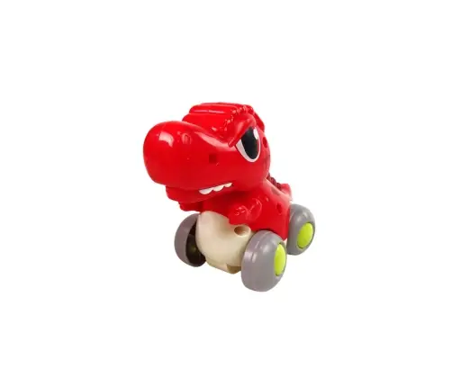 Dinosaur On Wheels T-Rex Red Figurine