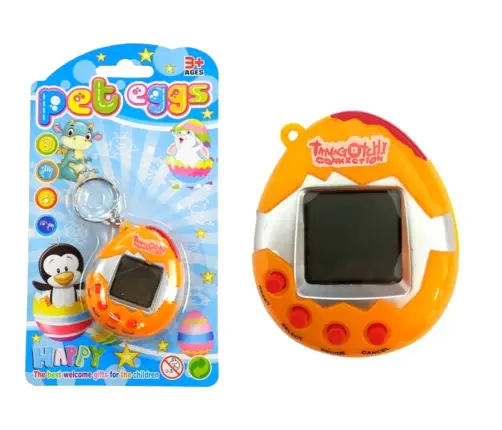 Tamagotchi Orange Electronic Pet Game