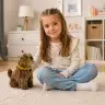 Interactive Plush Dog Soft fur Stroke its head and learn its functions