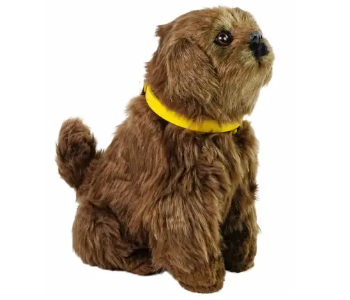 Interactive Plush Dog Soft fur Stroke its head and learn its functions