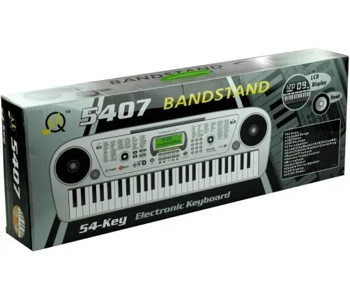 Klavieres elektroniskās ar mikrofonu 54 taustiņi