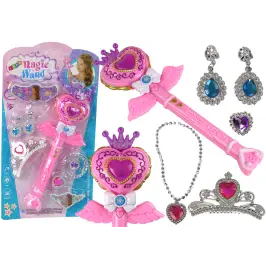 Magical Fairy Tale Princesses Set Interactive wand light sound Star projector function Magical Fairy Tale Princesses Set Interactive wand light sound Star projector function