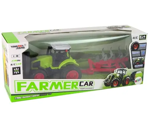 Remote Controlled Tractor 1:16 Pilot Rubber Wheels