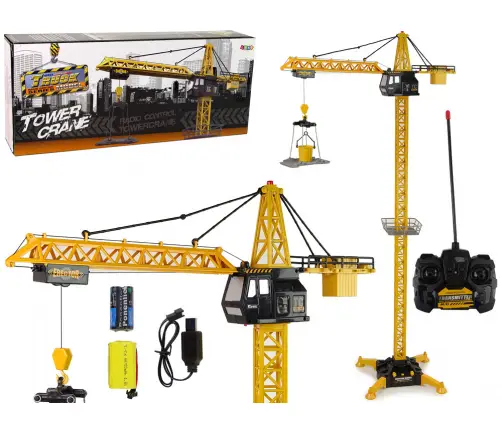 Liels ceļamkrāns ar pulti