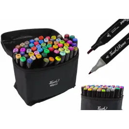 Set of 60 Double-sided Alcohol Markers Pro Touch + Bag