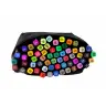 Set of 60 Double-sided Alcohol Markers Pro Touch + Bag