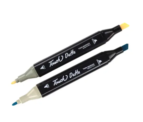 Markers 80 Pieces Colored Double-Sided Portable Bag
