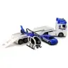 Police Car Transporter Kit Helicopter Sound Lights Police Car Transporter Kit Helicopter Sound Lights