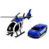 Police Car Transporter Kit Helicopter Sound Lights Police Car Transporter Kit Helicopter Sound Lights