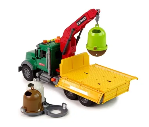 Truck Auto Crane Transport Rubbish Bin Sound