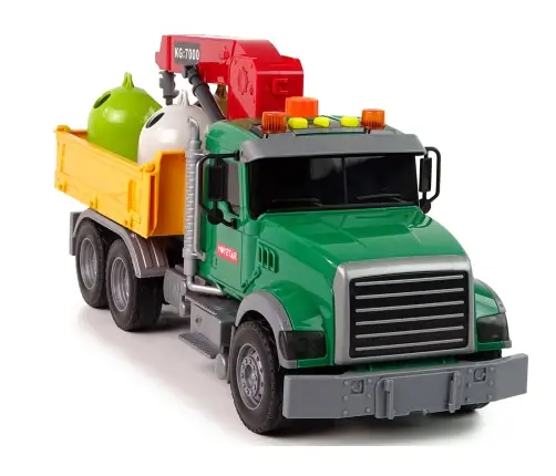 Truck Auto Crane Transport Rubbish Bin Sound