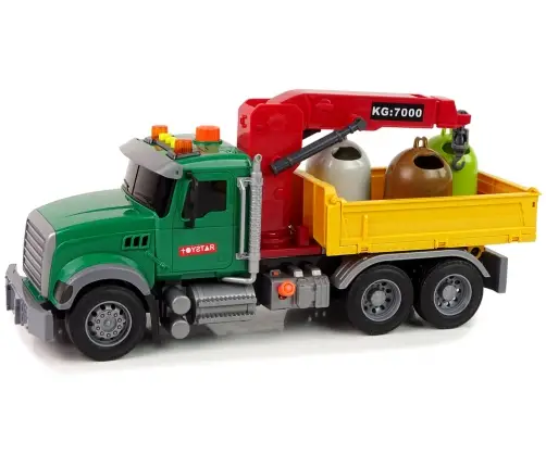 Truck Auto Crane Transport Rubbish Bin Sound