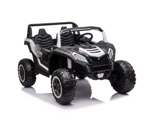 Divvietīgs bērnu elektromobilis Bagijs A032 EVA White