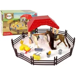 Set Farm Stable Figures Combing Horse Accessories Set Farm Stable Figures Combing Horse Accessories