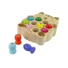 Wooden Fish Catching Game 2 Fishing Rods Kitten