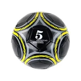 Black Football Ball 24 cm Size 5