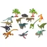 Set Animals Dinosaurs Figures 12pcs. Accessories in tube