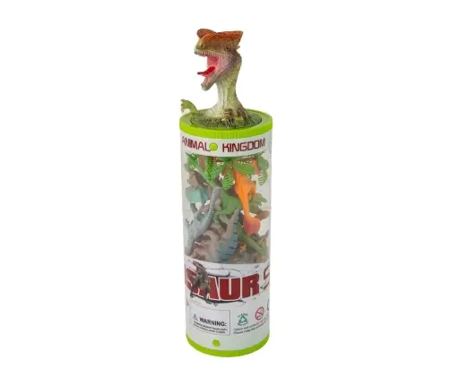 Set Animals Dinosaurs Figures 12pcs. Accessories in tube