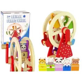 Rotating Wooden Ferris Wheel Figures Rotating Wooden Ferris Wheel Figures