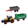Set of Agricultural Vehicles Tractor 12 Pieces Metal