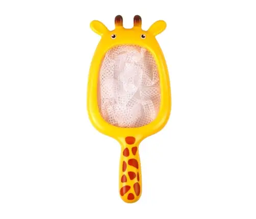 Rubber Mesh Giraffe Bathing Animal Set