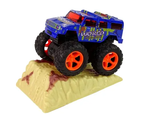 Resorak Monster Truck  Pull Back drive  Rubber tyres Metal body + Evolving Ramp Resorak Monster Truck  Pull Back drive  Rubber tyres Metal body + Evolving Ramp