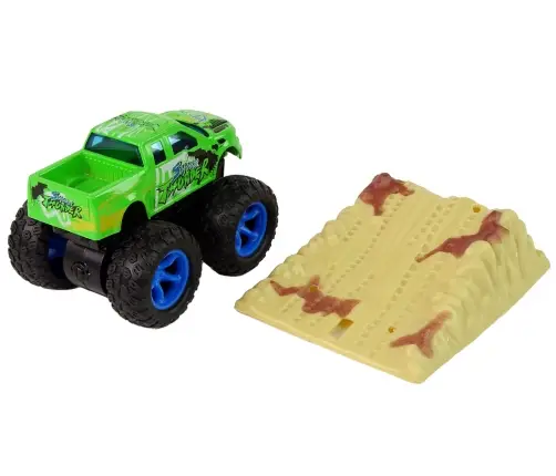 Resorak Monster Truck  Pull Back drive  Rubber tyres Metal body + Evolving Ramp Resorak Monster Truck  Pull Back drive  Rubber tyres Metal body + Evolving Ramp