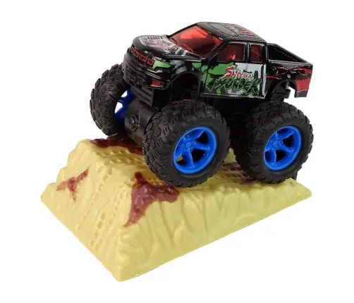 Resorak Monster Truck  Pull Back drive  Rubber tyres Metal body + Evolving Ramp Resorak Monster Truck  Pull Back drive  Rubber tyres Metal body + Evolving Ramp
