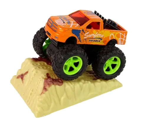 Resorak Monster Truck  Pull Back drive  Rubber tyres Metal body + Evolving Ramp Resorak Monster Truck  Pull Back drive  Rubber tyres Metal body + Evolving Ramp