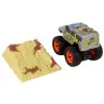 Resorak Monster Truck  Pull Back drive  Rubber tyres Metal body + Evolving Ramp Resorak Monster Truck  Pull Back drive  Rubber tyres Metal body + Evolving Ramp