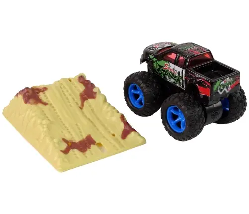 Resorak Monster Truck  Pull Back drive  Rubber tyres Metal body + Evolving Ramp Resorak Monster Truck  Pull Back drive  Rubber tyres Metal body + Evolving Ramp