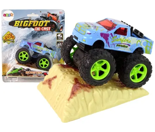 Resorak Monster Truck  Pull Back drive  Rubber tyres Metal body + Evolving Ramp Resorak Monster Truck  Pull Back drive  Rubber tyres Metal body + Evolving Ramp