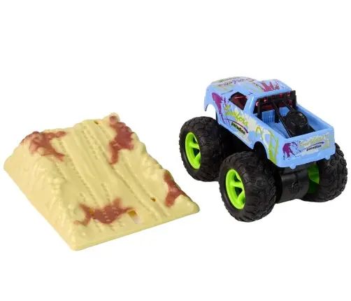 Resorak Monster Truck  Pull Back drive  Rubber tyres Metal body + Evolving Ramp Resorak Monster Truck  Pull Back drive  Rubber tyres Metal body + Evolving Ramp