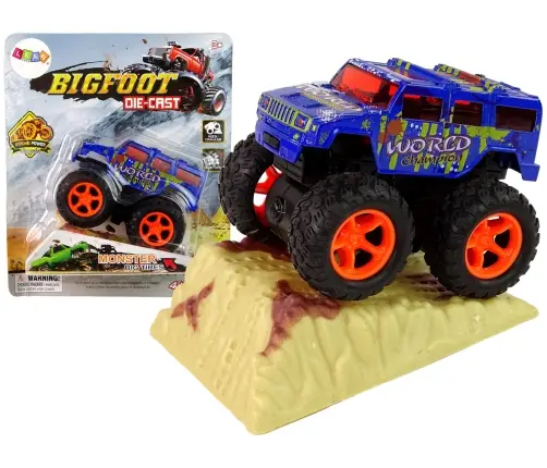 Resorak Monster Truck  Pull Back drive  Rubber tyres Metal body + Evolving Ramp Resorak Monster Truck  Pull Back drive  Rubber tyres Metal body + Evolving Ramp