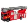 Fire brigade vehicle set pull motorboat Jeep Red