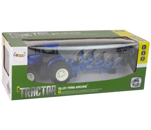Radiovadāms traktors ar pulti 1:24 Blue Radiovadāms traktors ar pulti 1:24 Blue